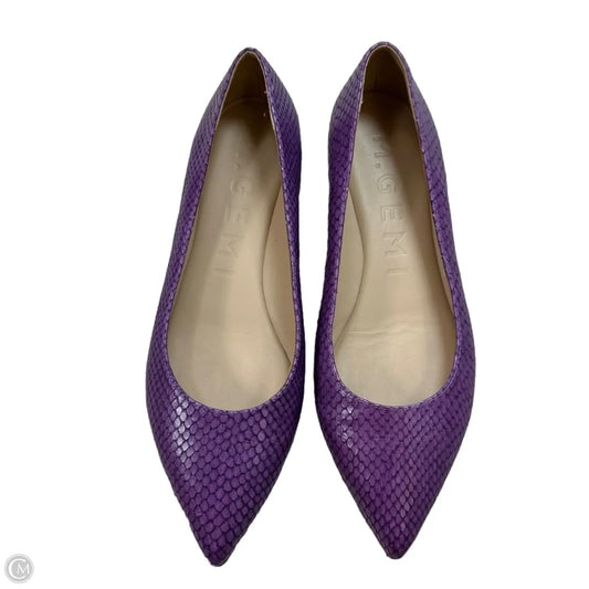 Shoes Designer By M. Gemi In Purple, Size: 7