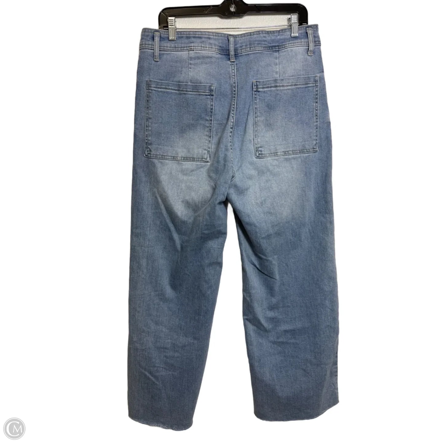 Jeans Wide Leg By Oat In Blue Denim, Size: 12