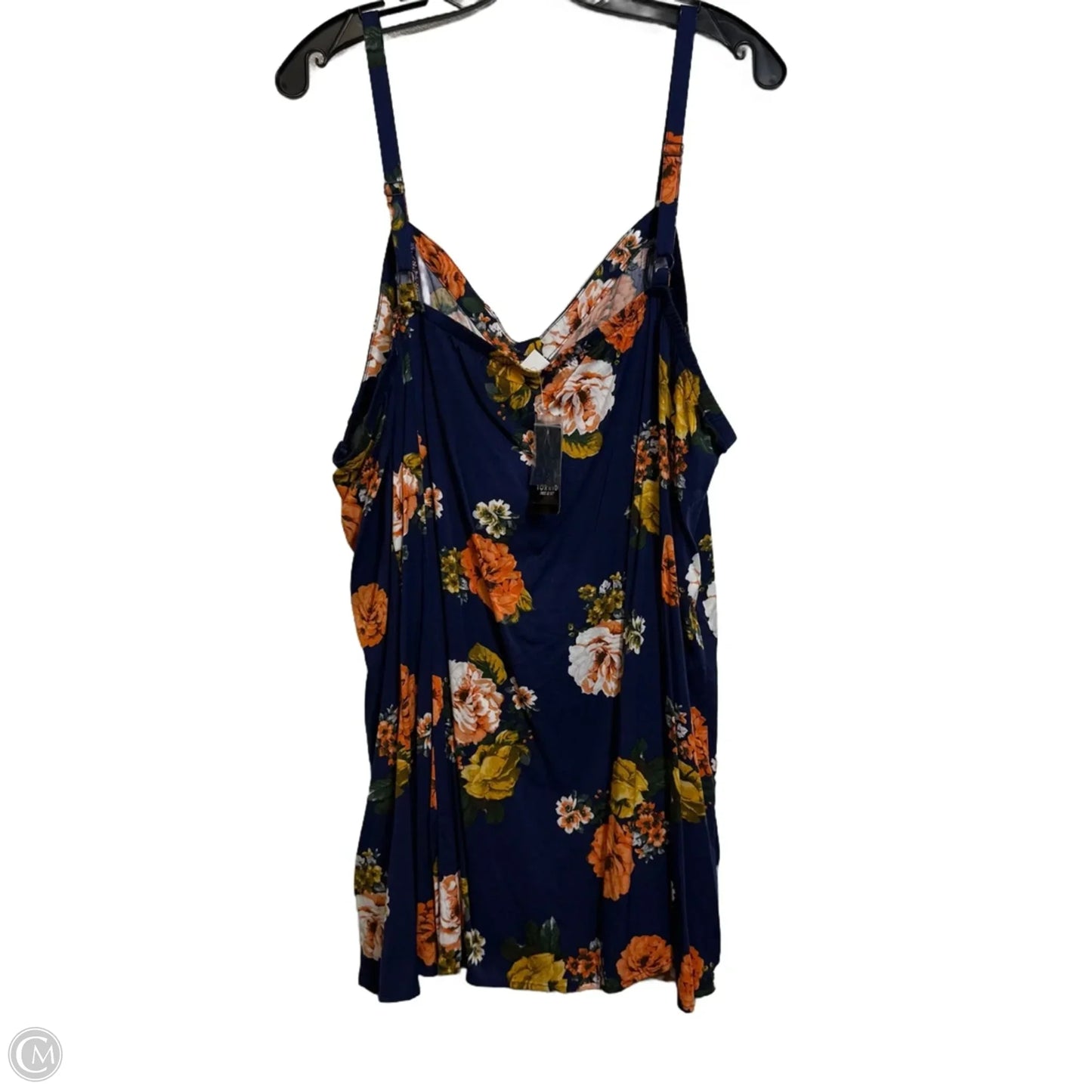 Top Sleeveless By Torrid In Floral Print, Size: 4x