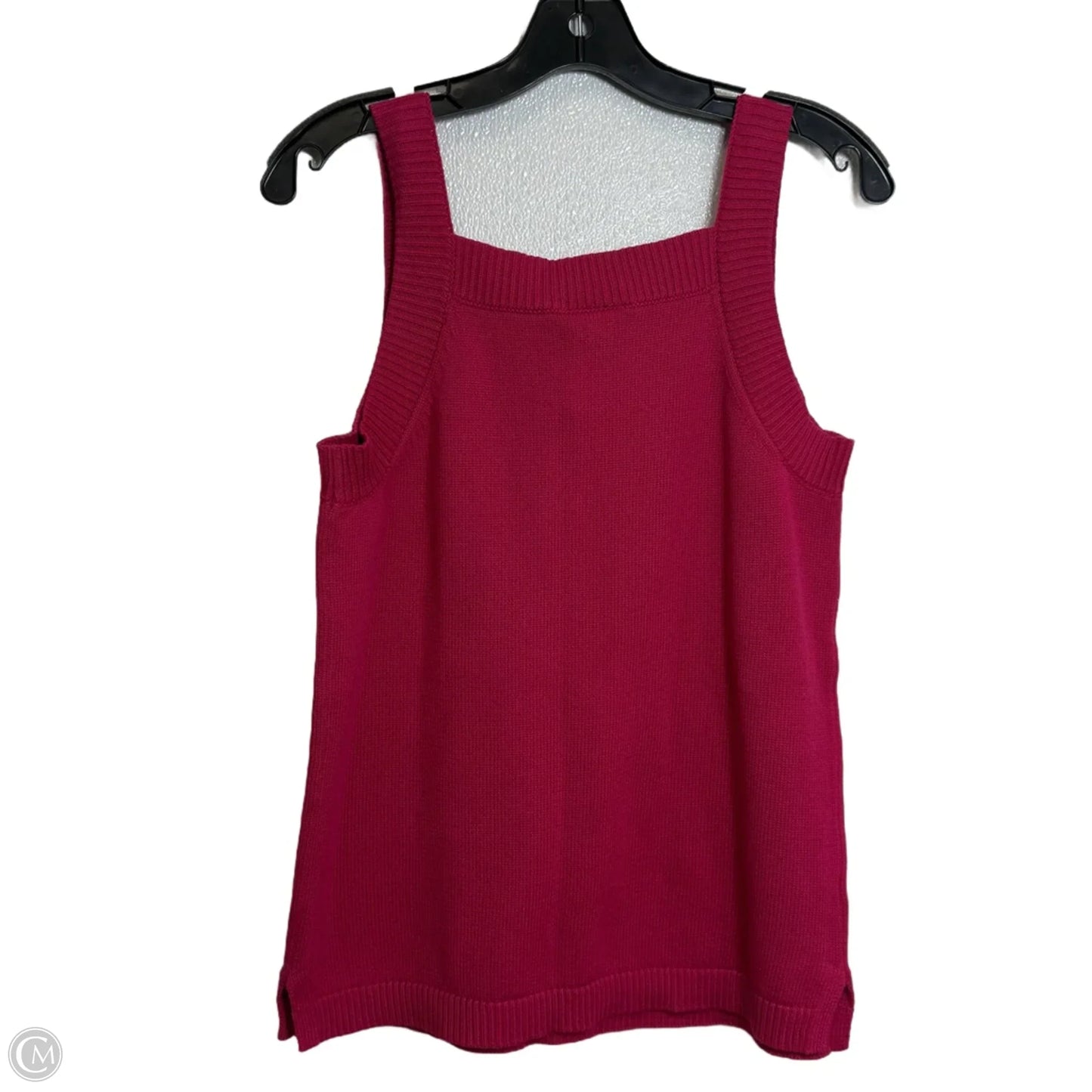 Top Sleeveless By Loft In Pink, Size: L