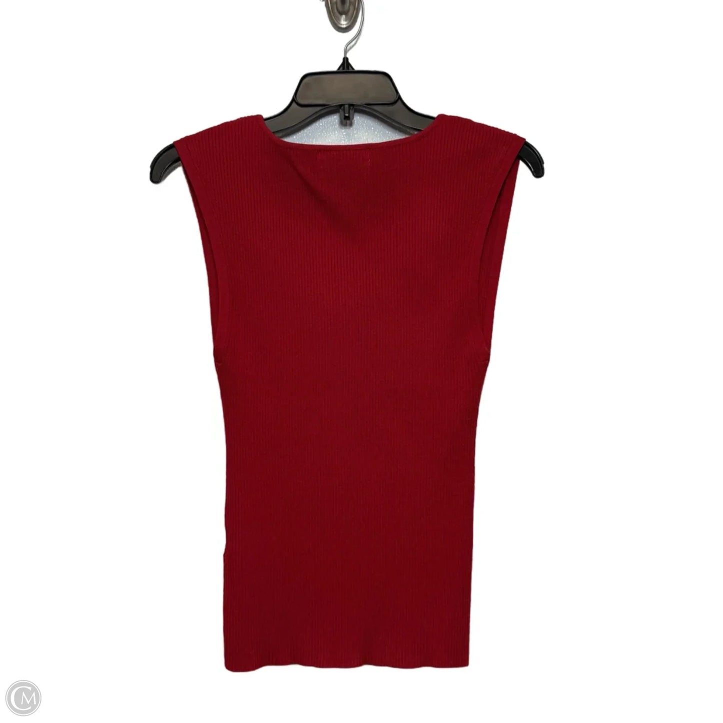 Top Sleeveless By Anthropologie In Red, Size: M