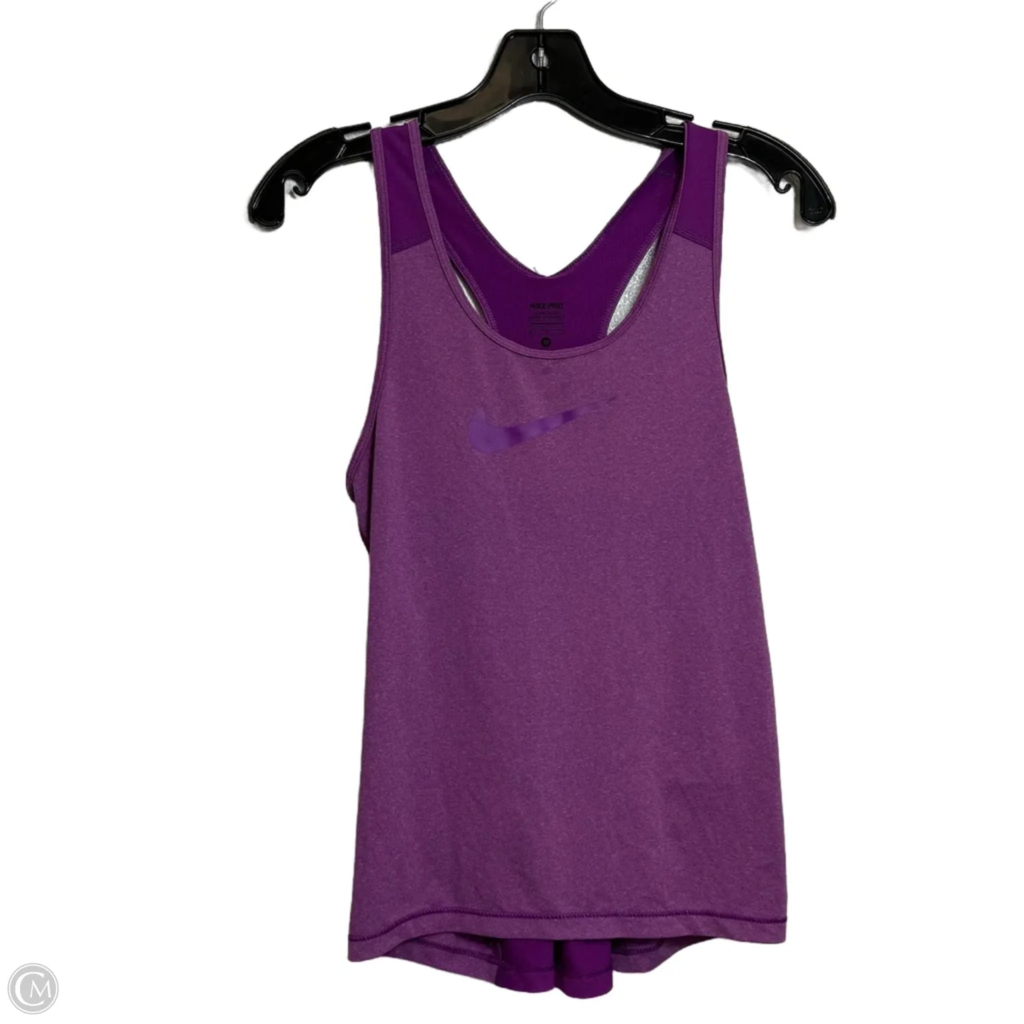Athletic Tank Top By Nike Apparel In Purple, Size: M
