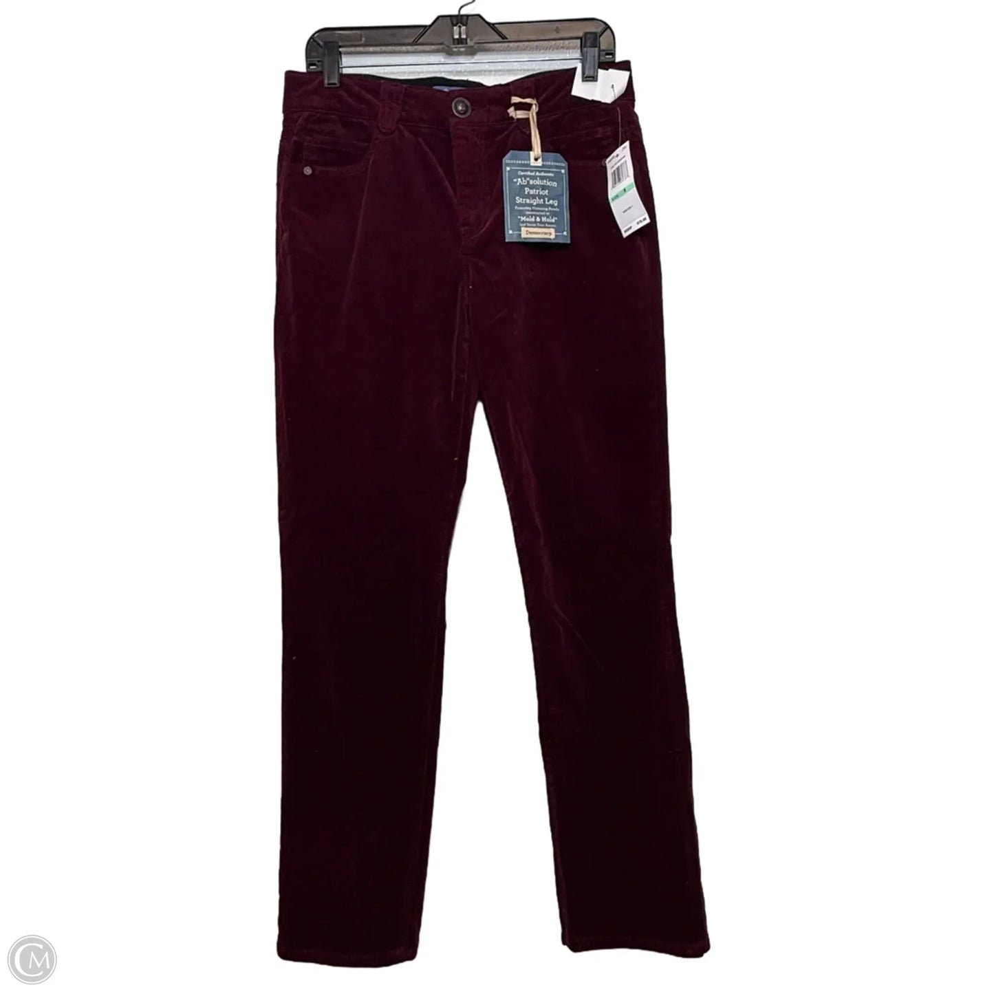 Pants Corduroy By Democracy In Maroon, Size: 8
