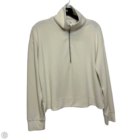 Athletic Top Long Sleeve Collar By Athleta In Yellow, Size: M