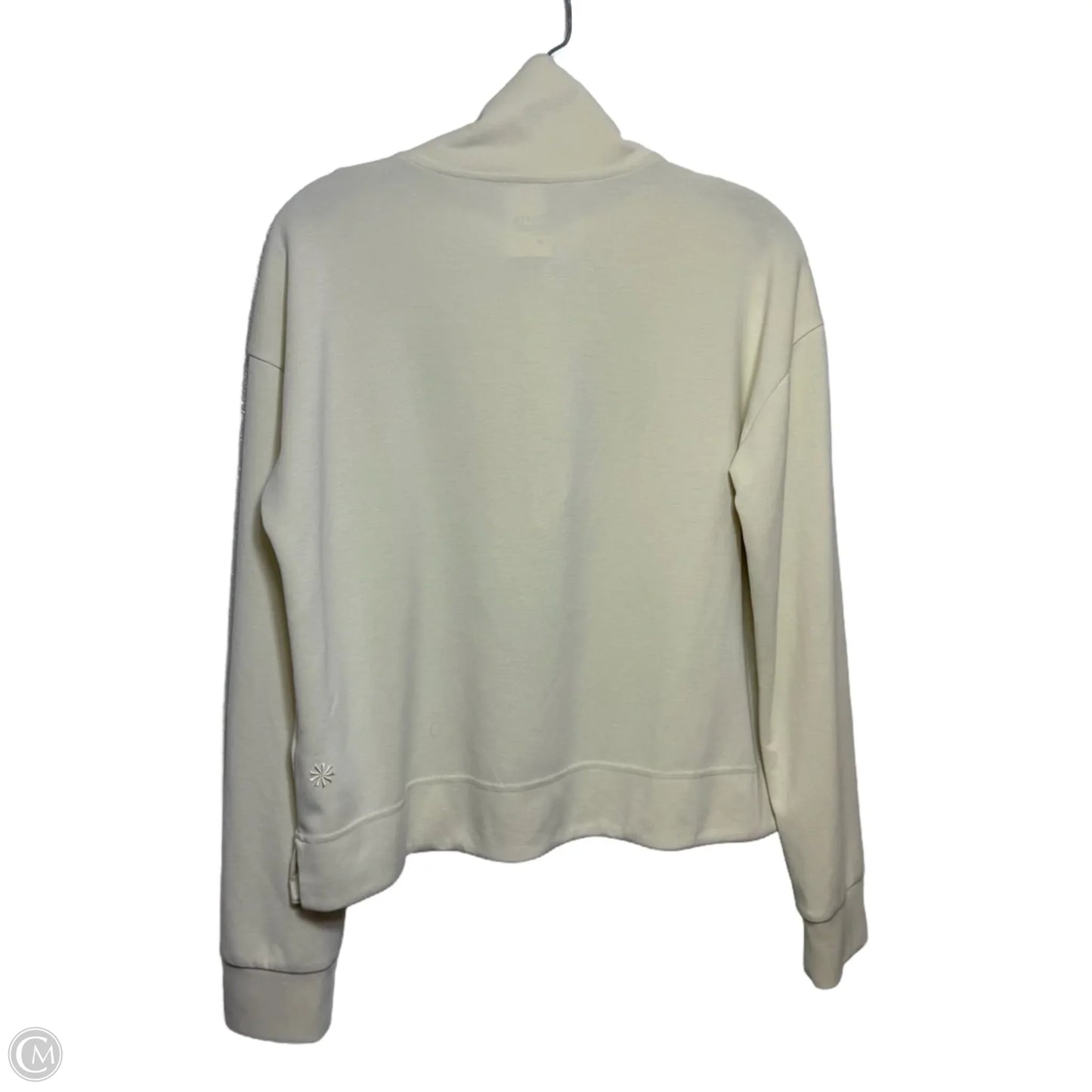 Athletic Top Long Sleeve Collar By Athleta In Yellow, Size: M