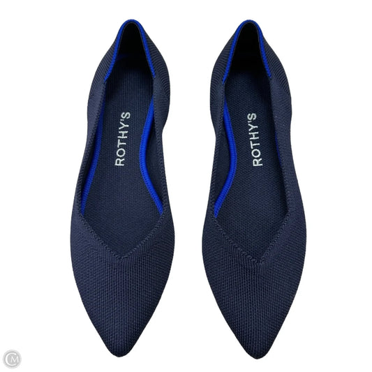 Shoes Flats By Rothys In Navy, Size: 6.5