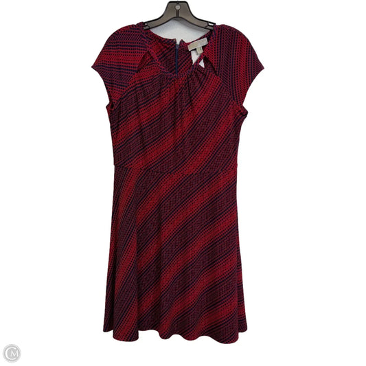 Dress Designer By Michael Kors In Red, Size: L