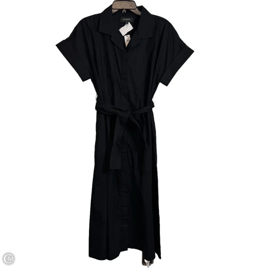 Dress Casual Midi By Banana Republic In Black, Size: M