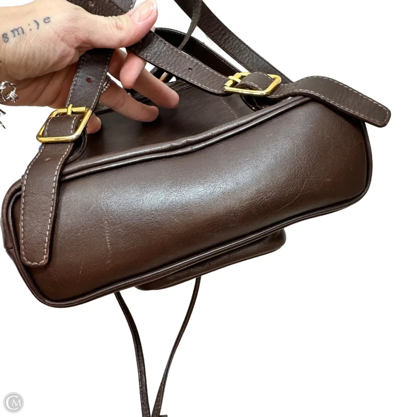 Backpack Luxury Designer By Gucci, Size: Small