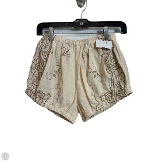 Shorts By Anthropologie In Ivory, Size: Xs