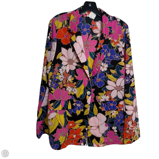 Blazer By Jodifl In Floral Print, Size: L
