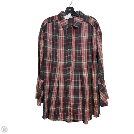 Dress Casual Short By Easel In Plaid Pattern, Size: L