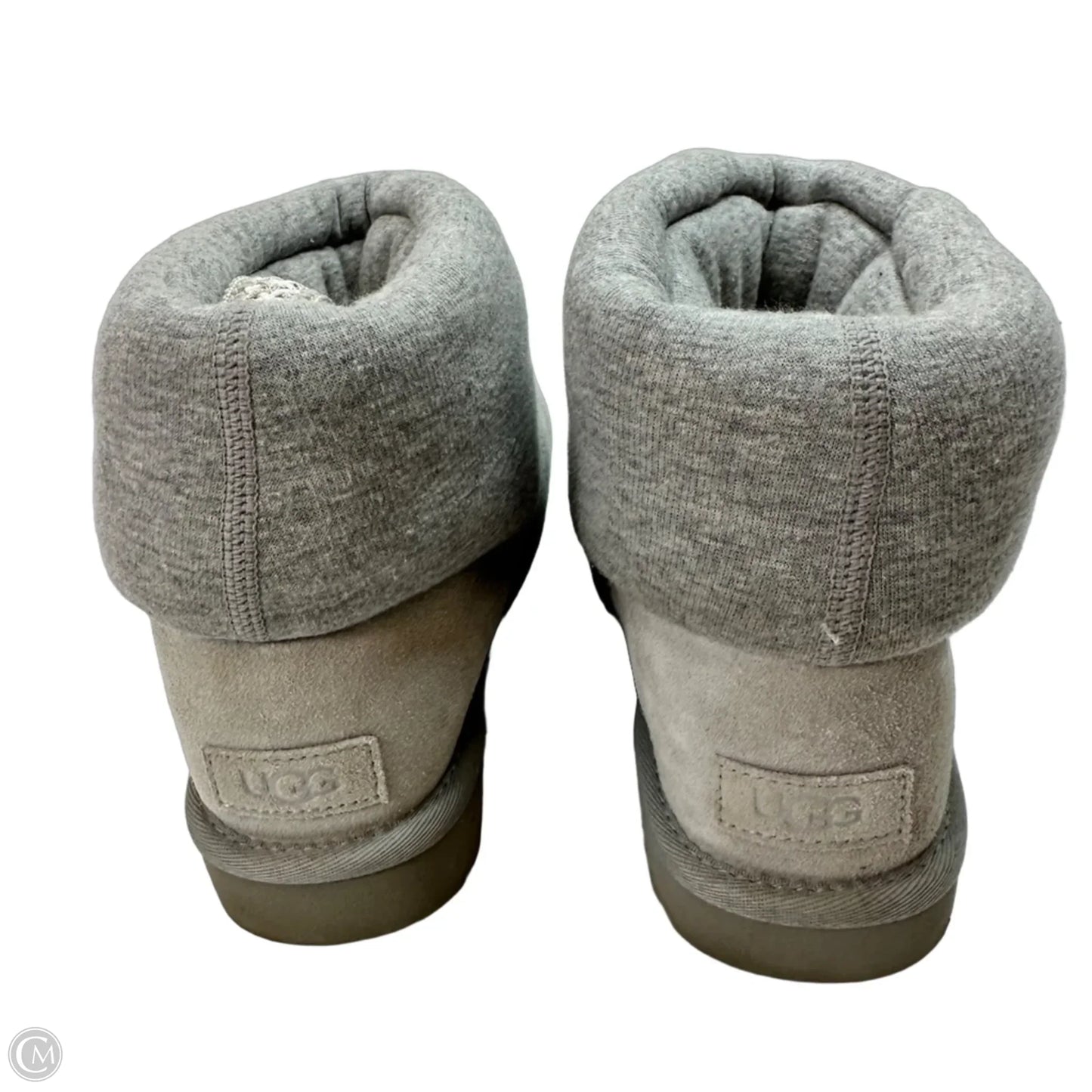 Boots Designer By Ugg In Grey, Size: 8