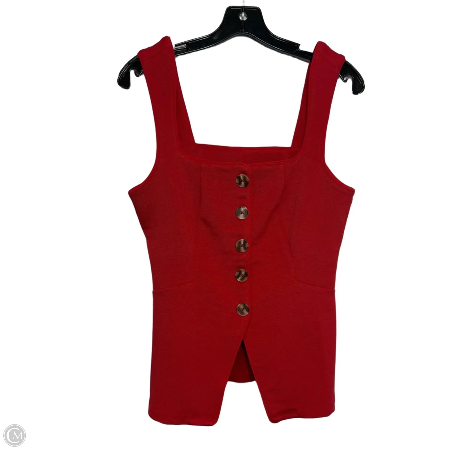 Top Sleeveless By Maeve In Red, Size: M