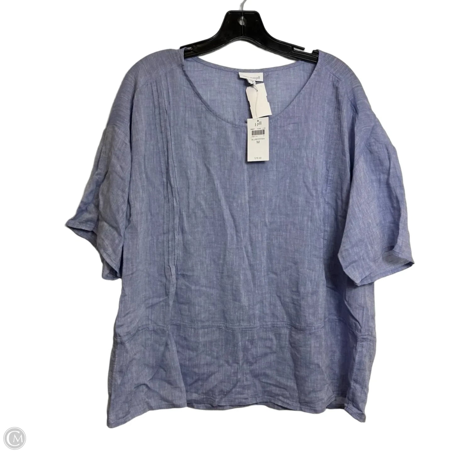 Top Short Sleeve By J. Jill In Blue, Size: M