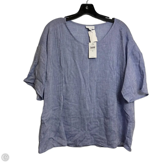 Top Short Sleeve By J. Jill In Blue, Size: M