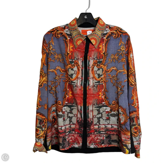 Top Long Sleeve By Clothes Mentor In Multi-colored, Size: S