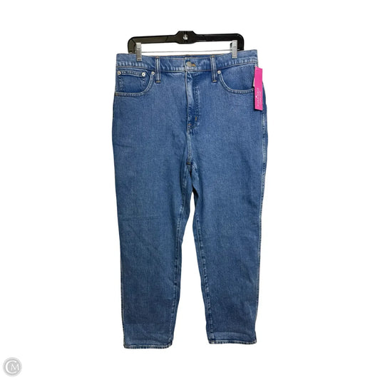 Jeans Wide Leg By J. Crew In Blue Denim, Size: 12