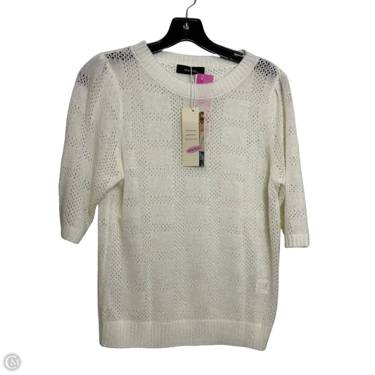 Top Short Sleeve By Dokotoo In Ivory, Size: M