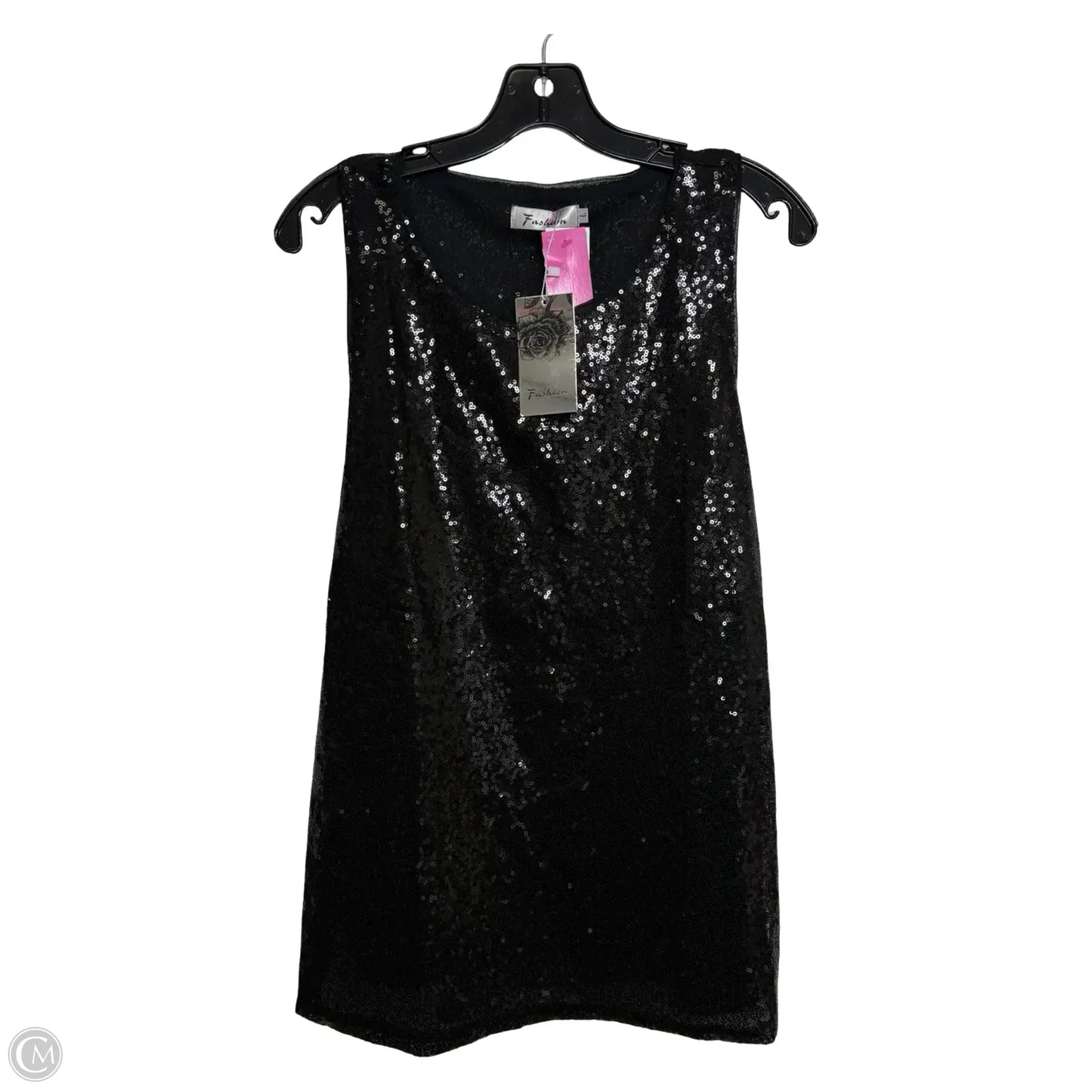 Top Sleeveless By Clothes Mentor In Black, Size: L