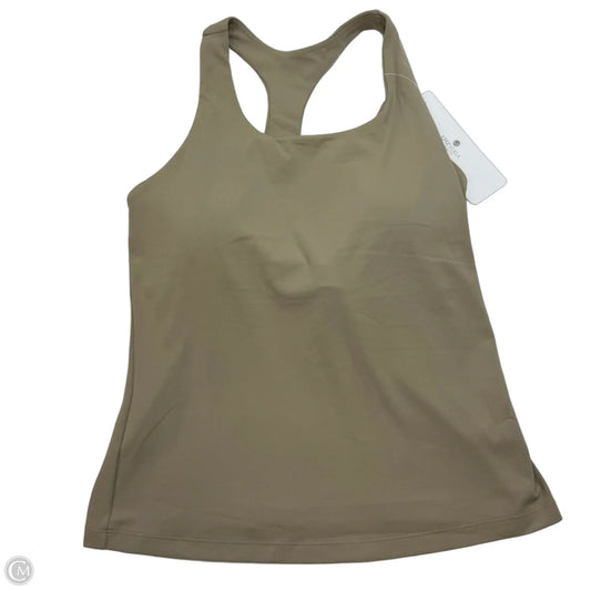 Athletic Tank Top By Crz Yoga In Tan, Size: M