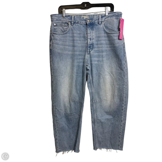 Jeans Wide Leg By Madewell In Blue Denim, Size: 10