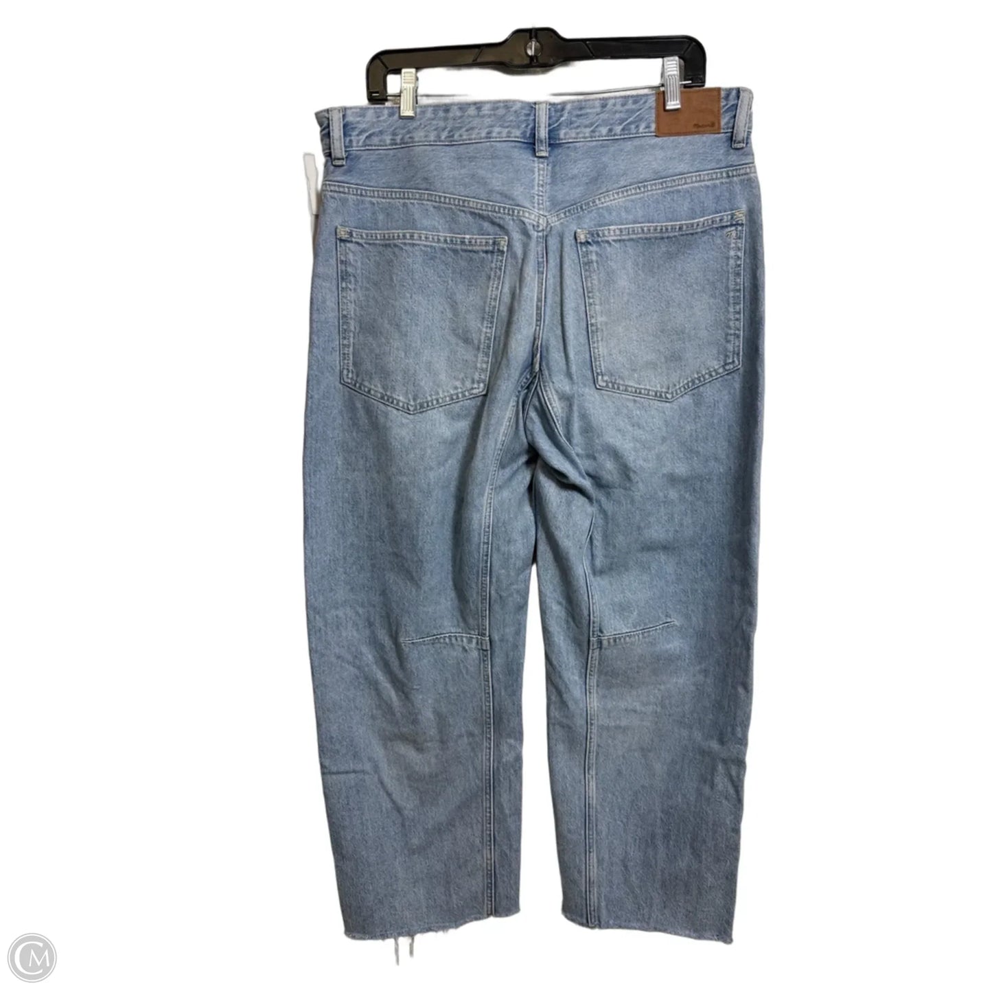 Jeans Wide Leg By Madewell In Blue Denim, Size: 10