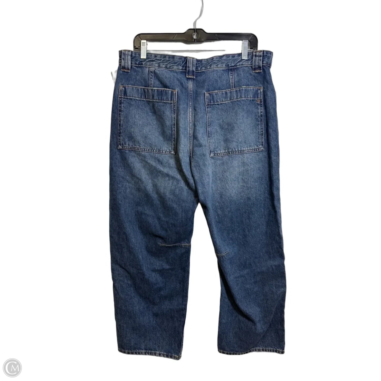 Jeans Wide Leg By Madewell In Blue Denim, Size: 10