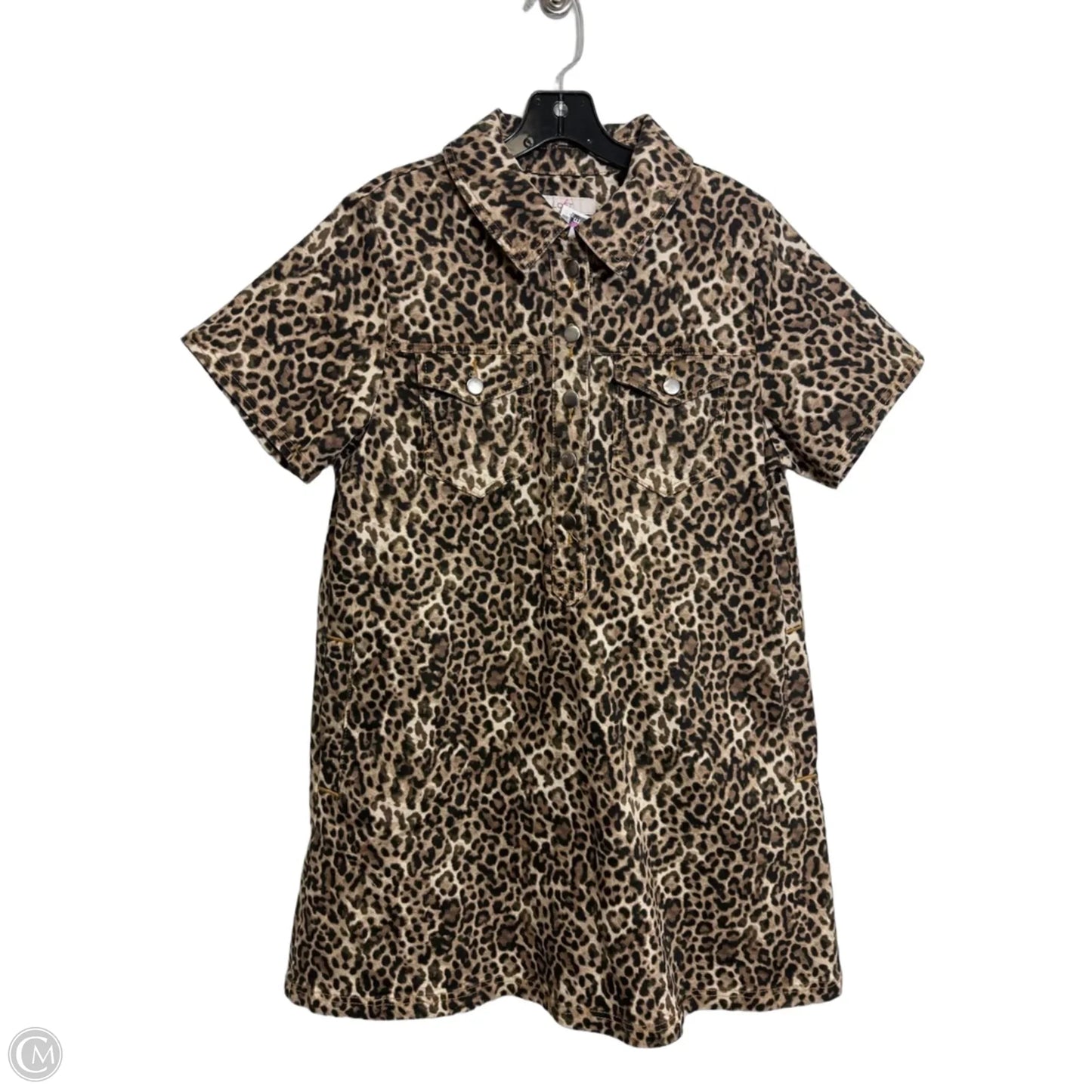 Dress Casual Short By Loft In Animal Print, Size: M