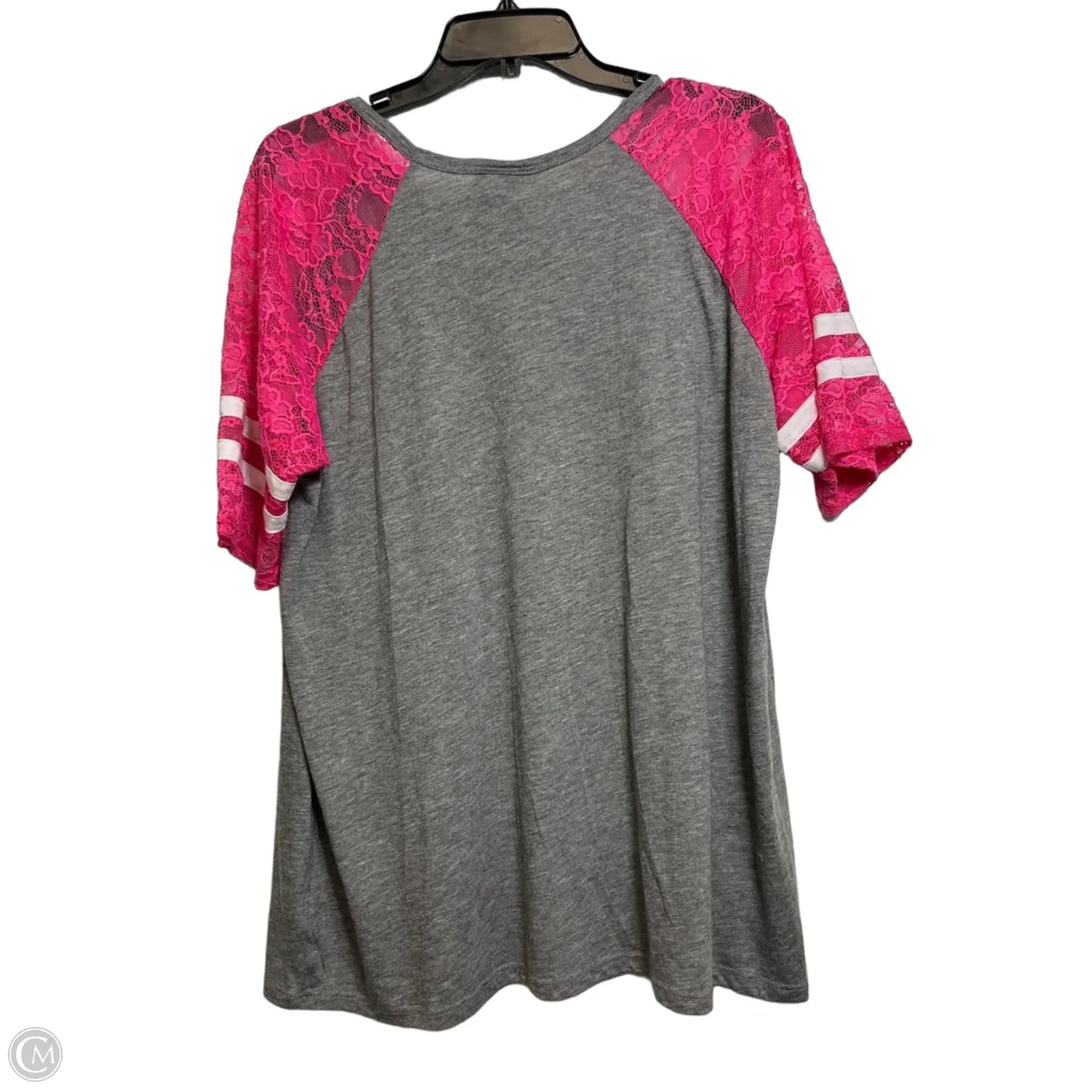 Top Short Sleeve By Torrid In Grey, Size: 2x