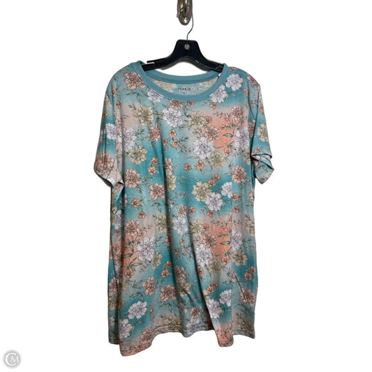 Top Short Sleeve By Torrid In Floral Print, Size: 2x