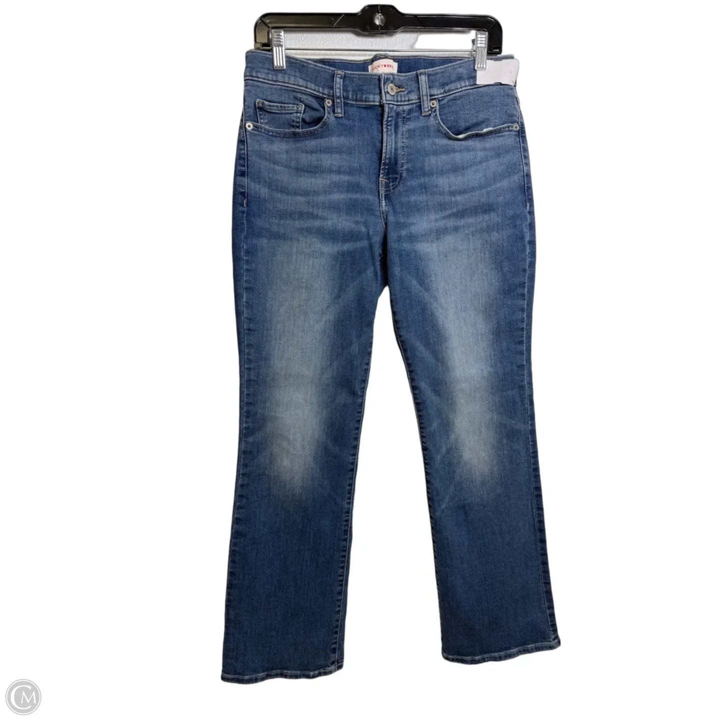 Jeans Flared By Lucky Brand In Blue Denim, Size: 8