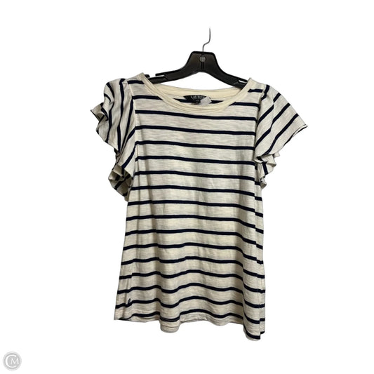 Top Sleeveless By Lauren By Ralph Lauren In Striped Pattern, Size: S