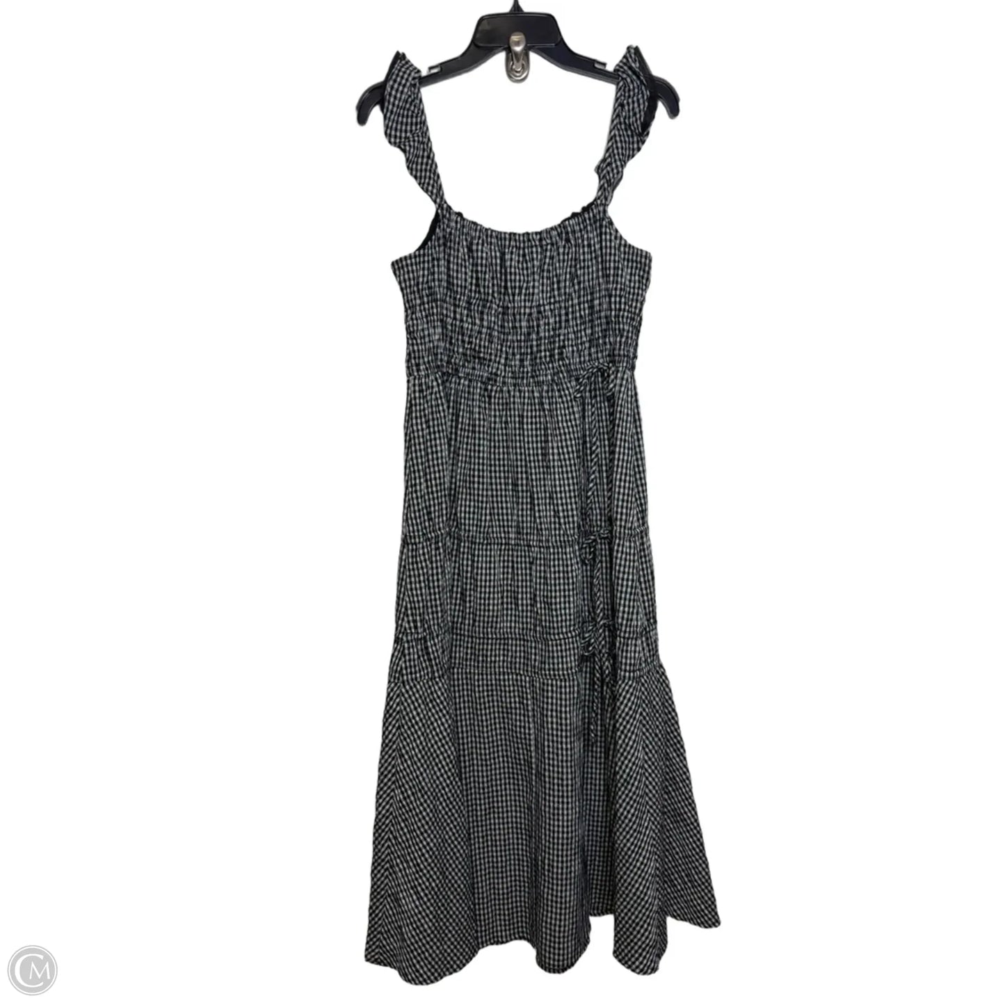 Dress Casual Maxi By Moon River In Checkered Pattern, Size: M