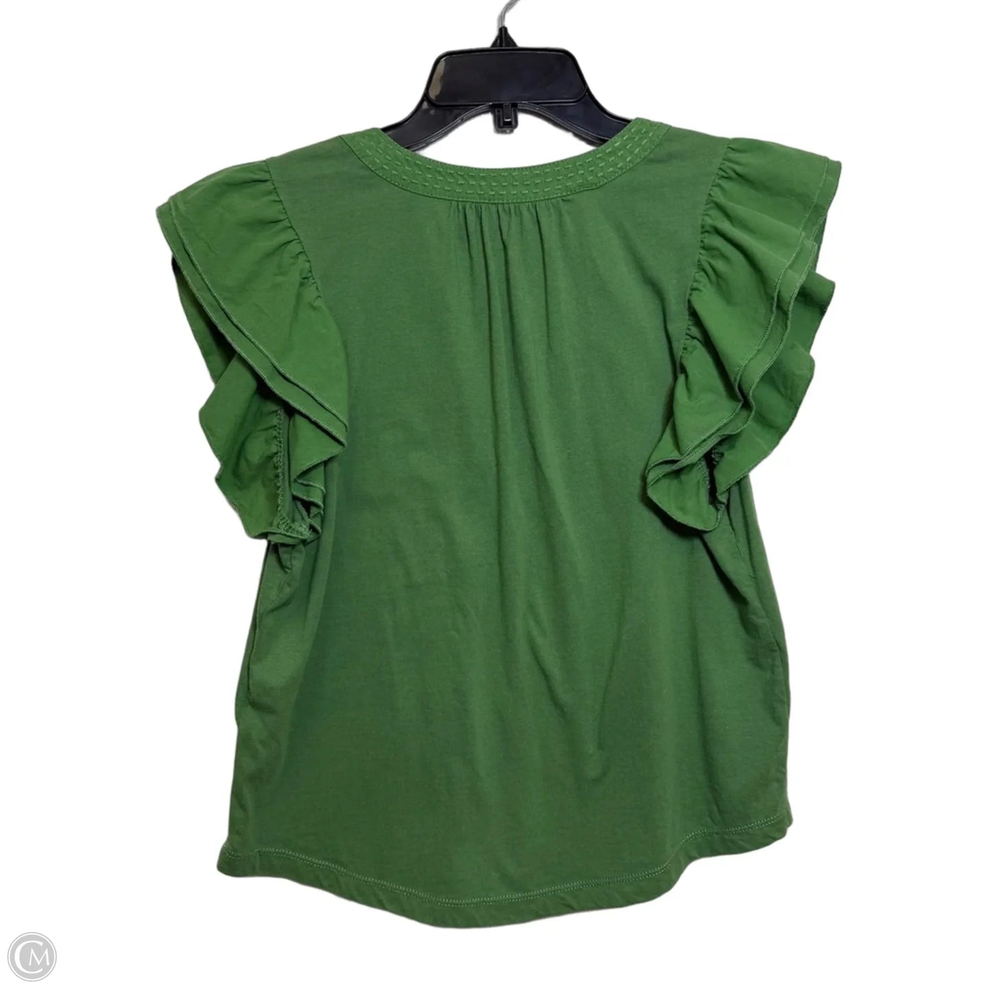 Top Short Sleeve By Maeve In Green, Size: M