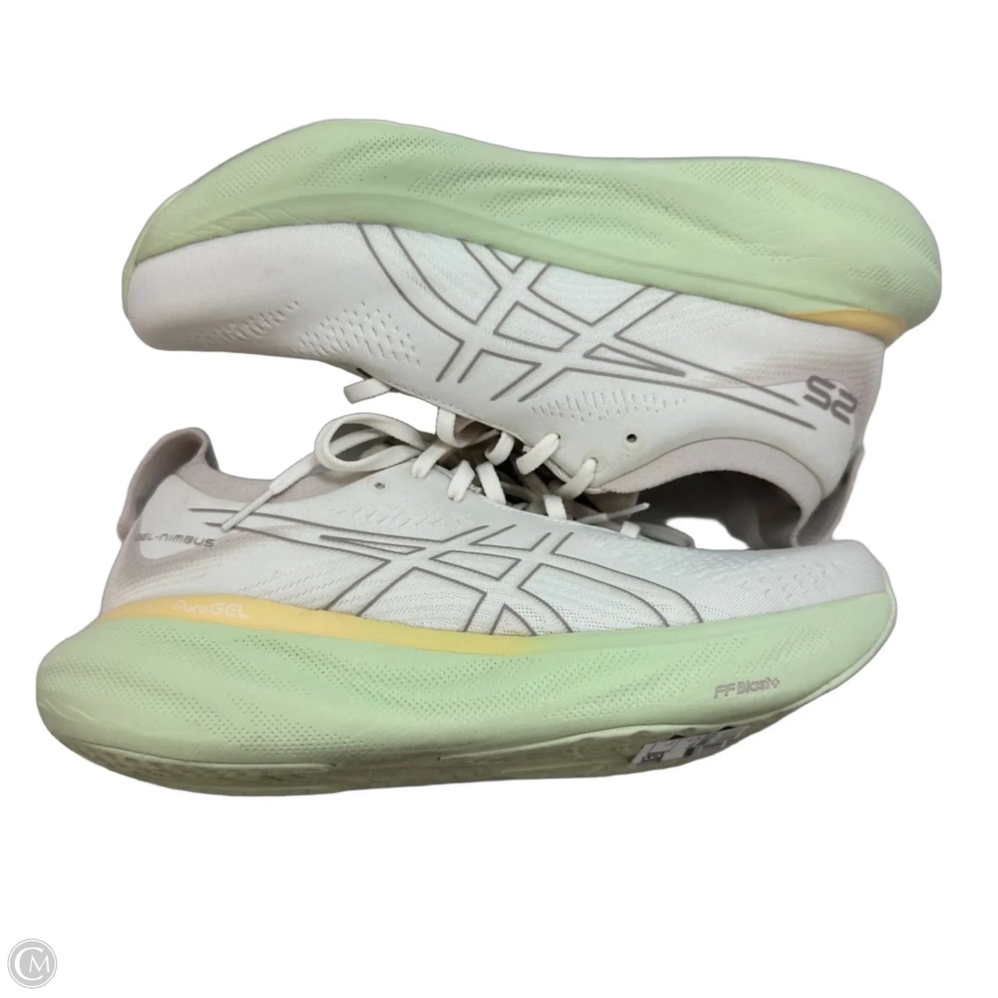 Shoes Sneakers By Asics In Ivory, Size: 9
