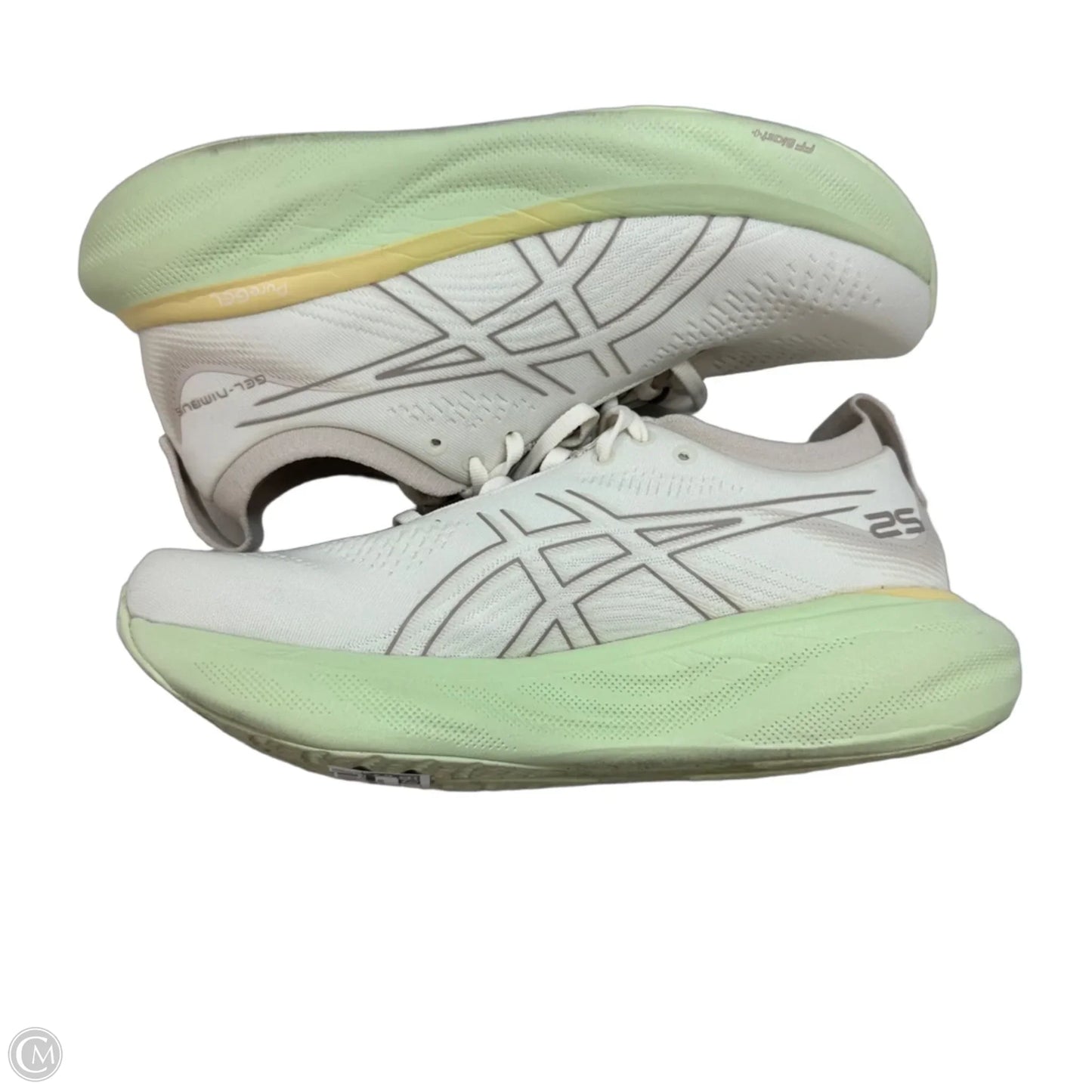 Shoes Sneakers By Asics In Ivory, Size: 9