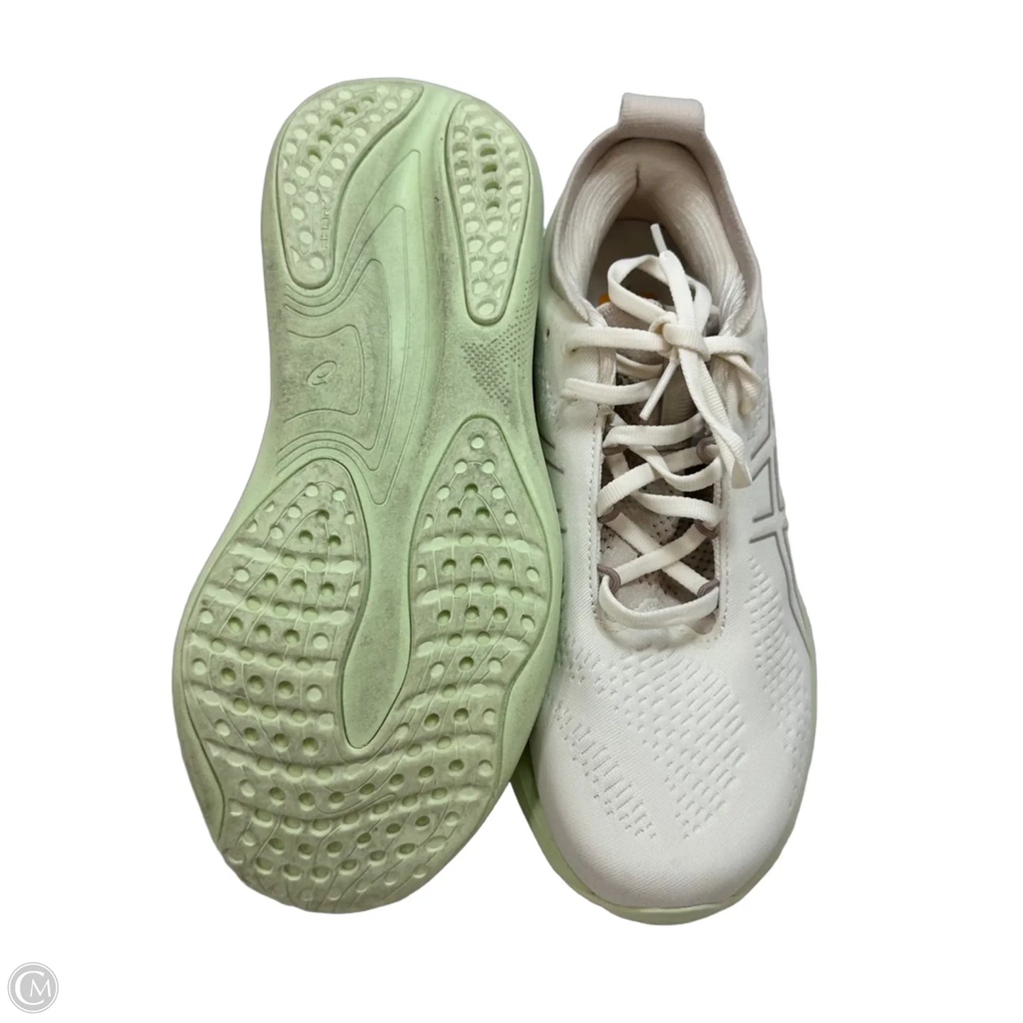 Shoes Sneakers By Asics In Ivory, Size: 9