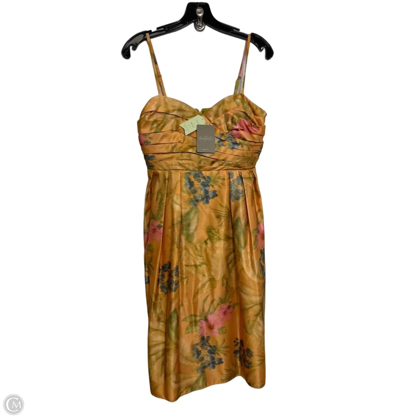 Dress Casual Midi By Anthropologie In Yellow, Size: 6