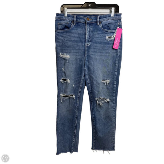 Jeans Cropped By Blanknyc In Blue Denim, Size: 10