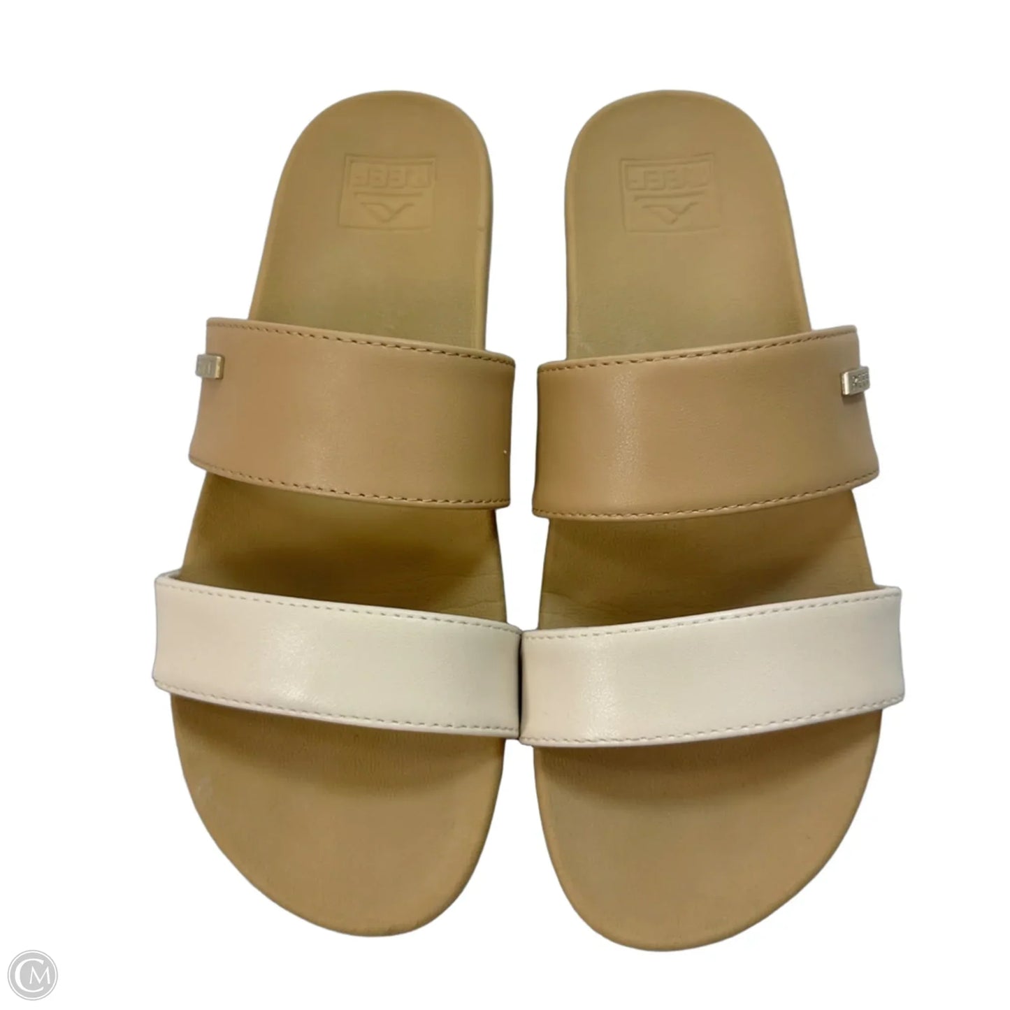 Sandals Flats By Reef In Tan, Size: 9