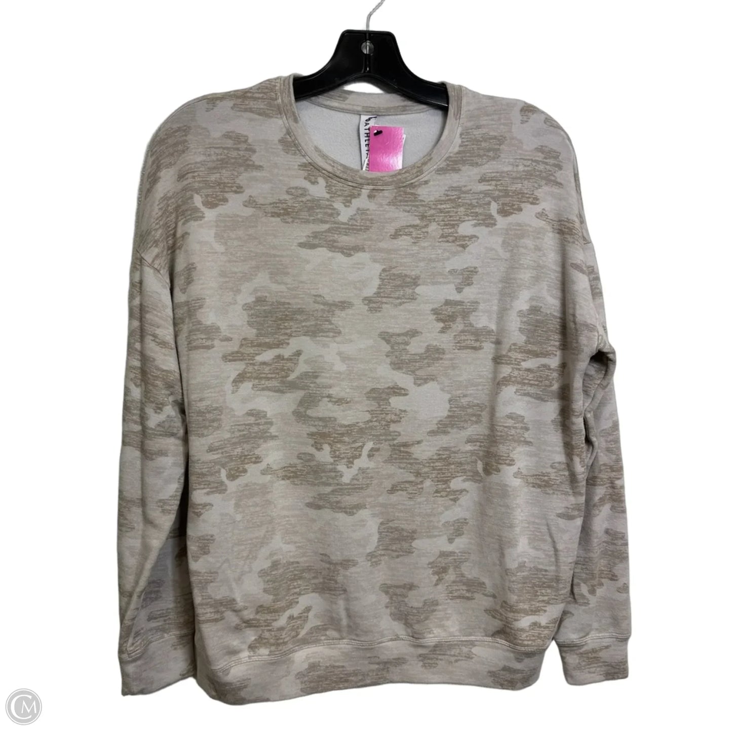 Sweatshirt Crewneck By Athleta In Camouflage Print, Size: Xs