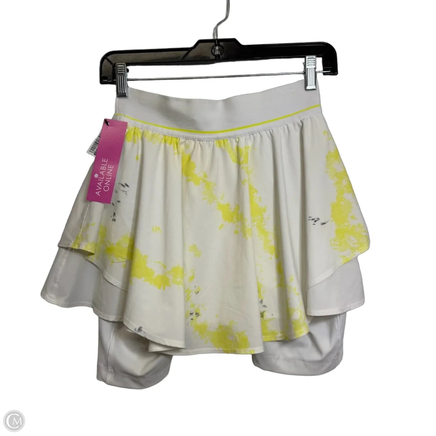 Athletic Skort By Lululemon In White, Size: S