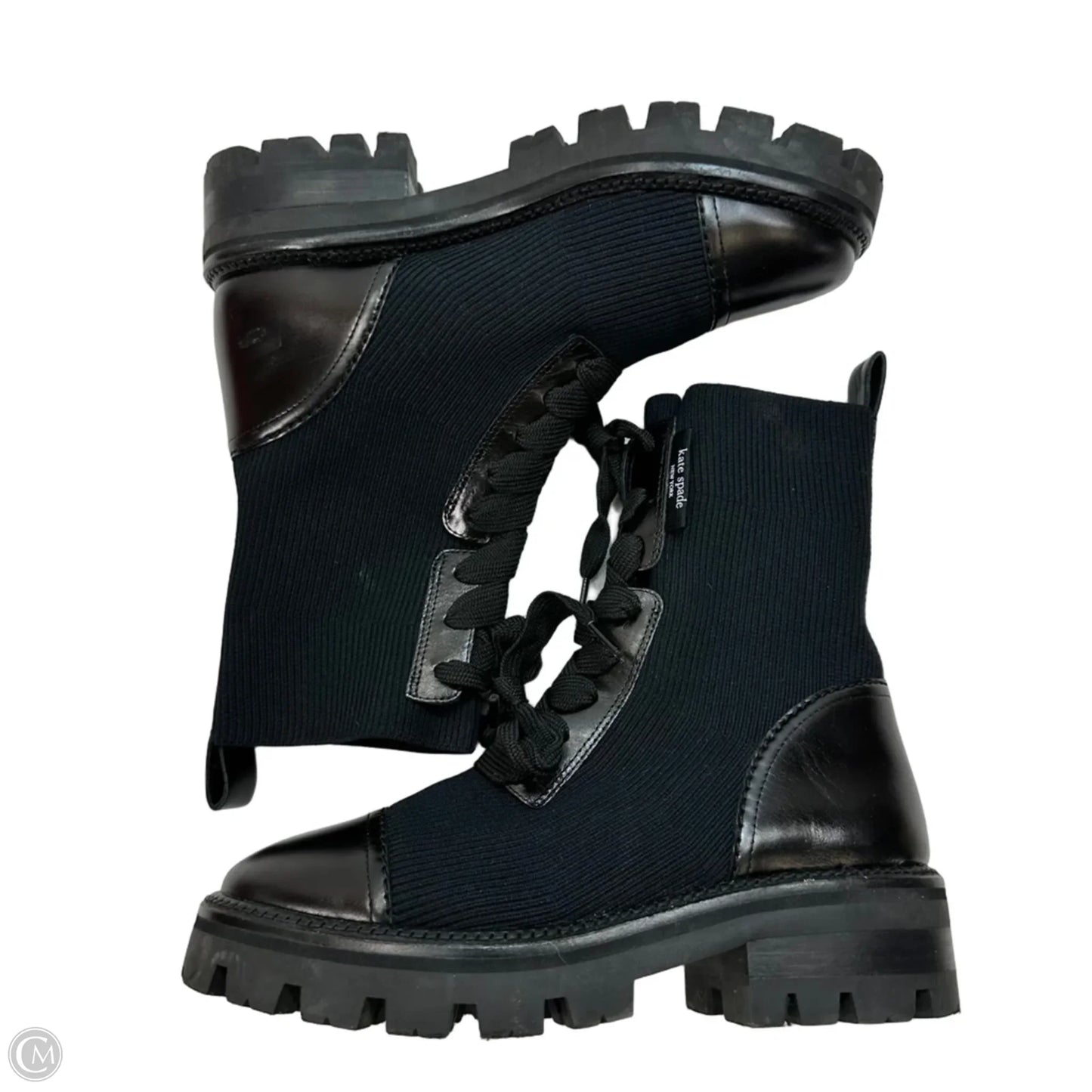 Boots Designer By Kate Spade In Black, Size: 7