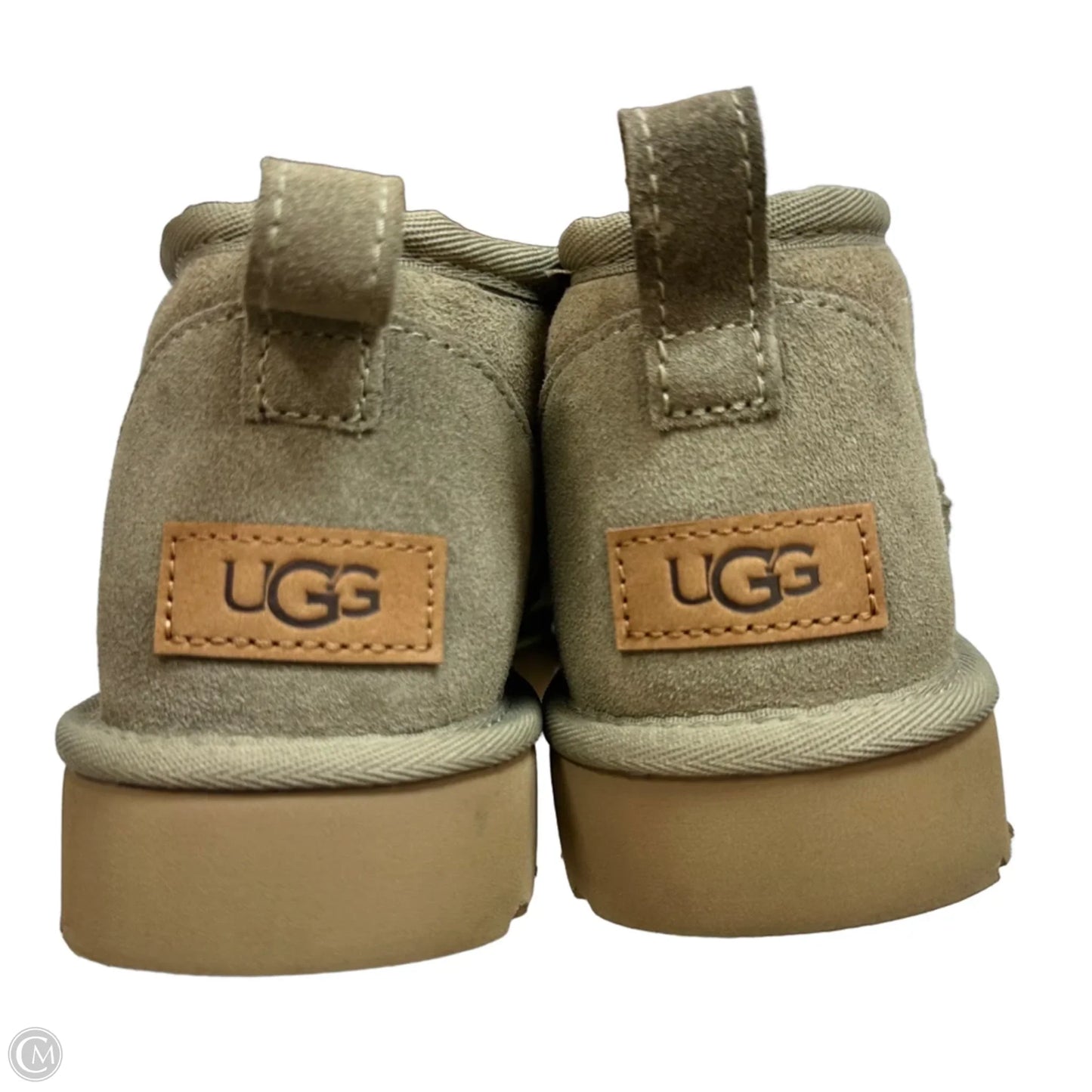 Mini Boots Designer By Ugg In Tan, Size: 9