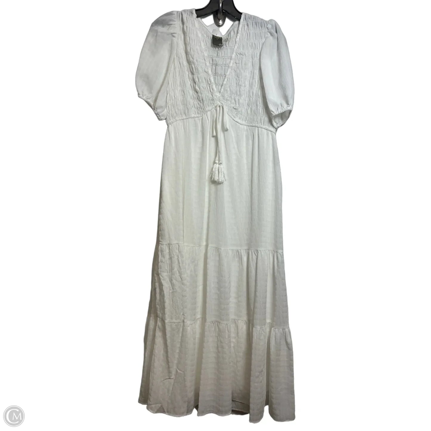 Dress Casual Maxi By Taylor In White, Size: M