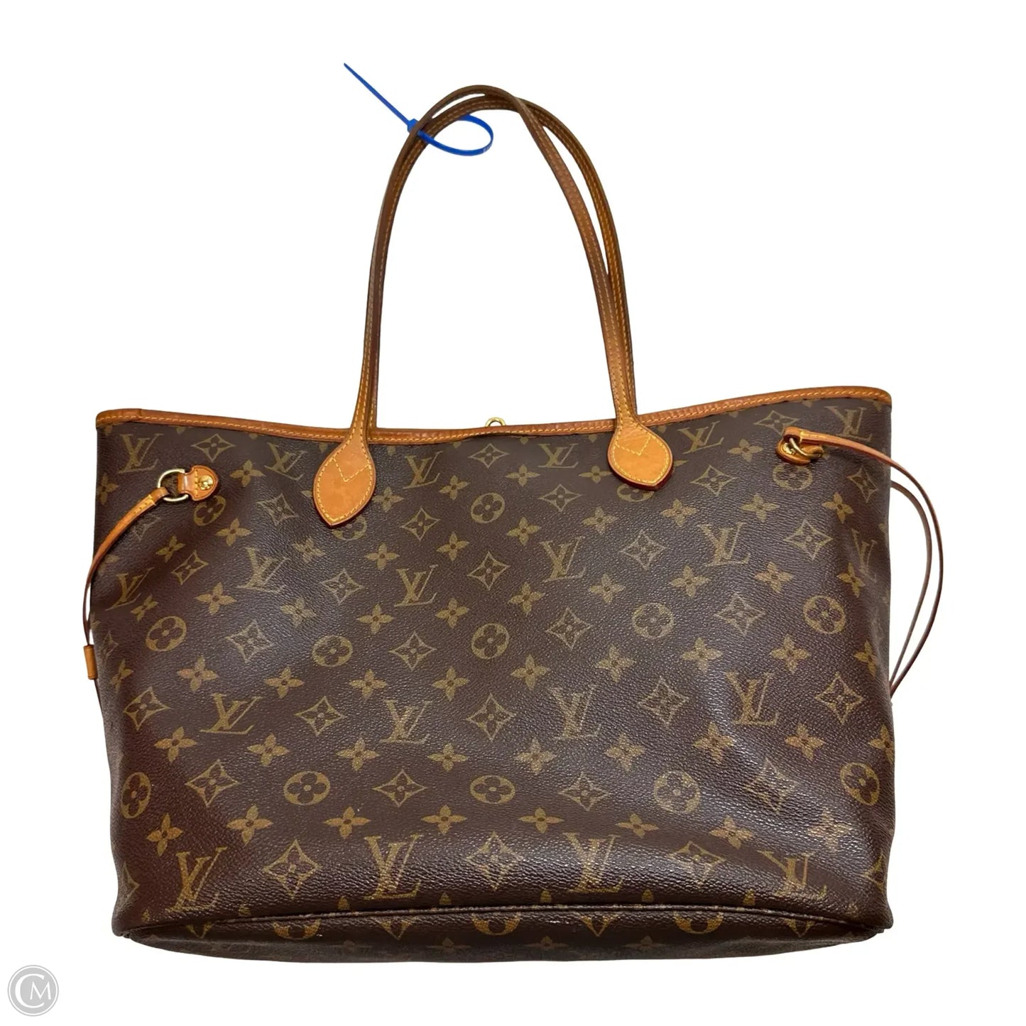 Neverfull MM Handbag Luxury Designer By Louis Vuitton, Size: Large