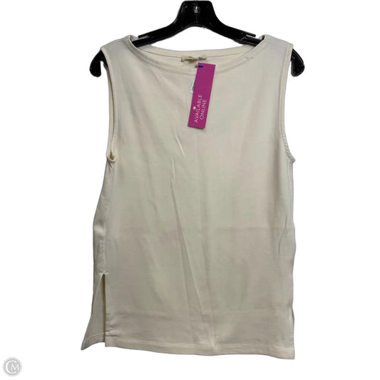 Top Sleeveless By Madewell In Ivory, Size: L