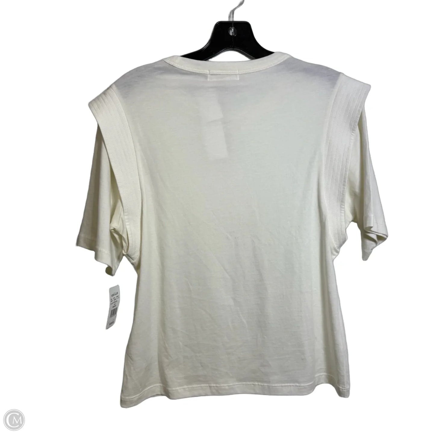 Top Short Sleeve By Nation In Ivory, Size: M