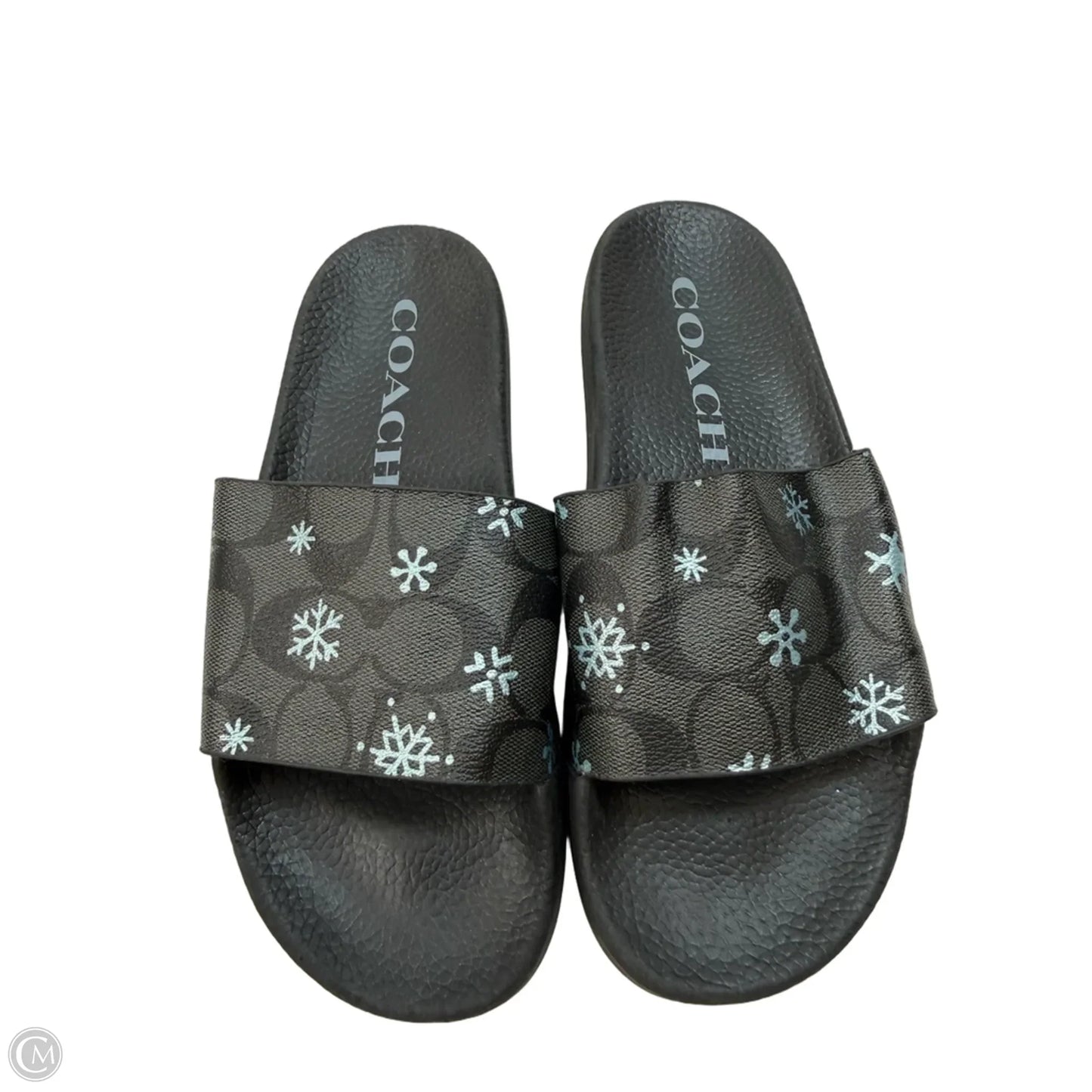 Sandals Designer By Coach In Black, Size: 7